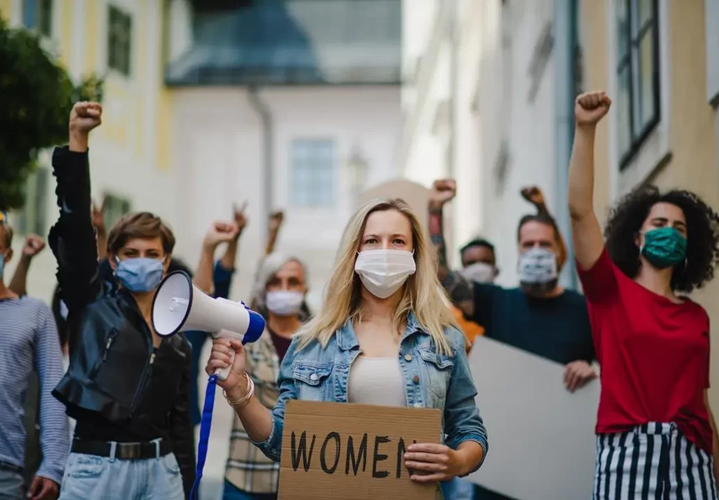 mulheres-em-manifestação